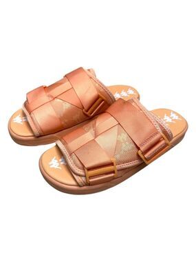 KAPPA Cushioned Strap Summer Casual Peach Slides Sandals Mens 9 US